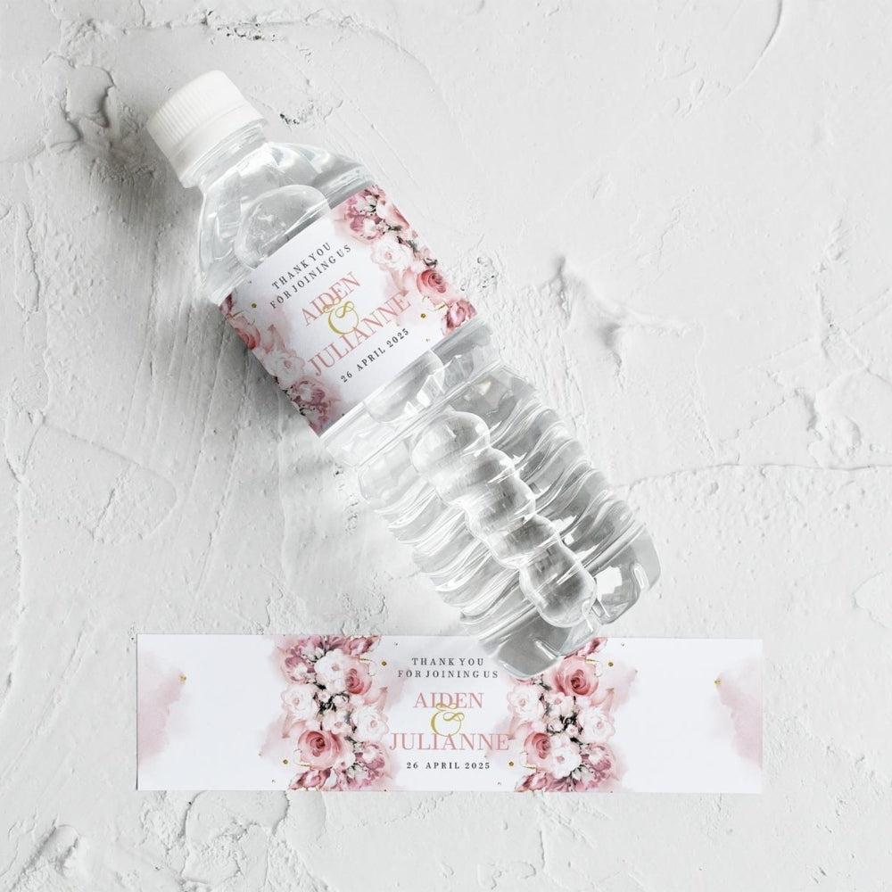 Wedding bottle labels
